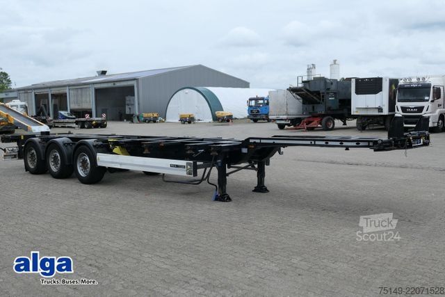 Auflieger-Wechselfahrgestell KRONE SD, 2x20/1x30/1x40/1x45 Container, Luft-Lift
