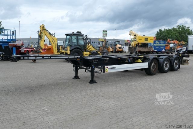 Auflieger-Wechselfahrgestell KRONE SD, 2x20/1x30/1x40/1x45 Container, Luft-Lift