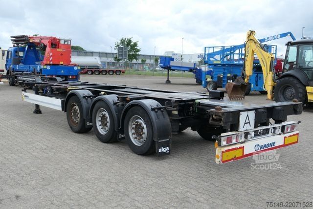 Auflieger-Wechselfahrgestell KRONE SD, 2x20/1x30/1x40/1x45 Container, Luft-Lift