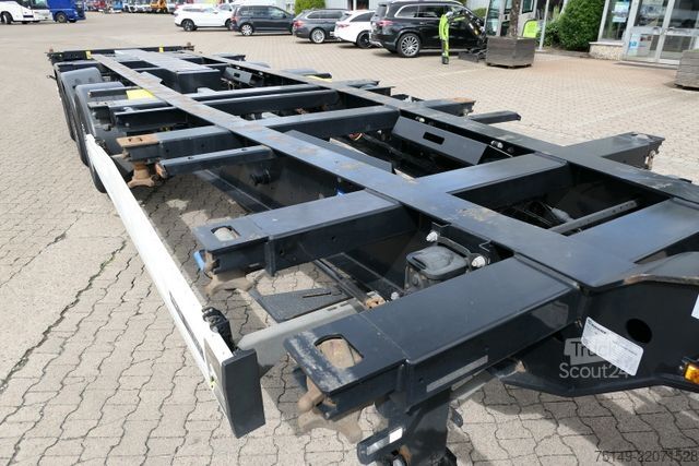 Semirimorchio a cassa mobile KRONE SD, 2x20/1x30/1x40/1x45 Container, Luft-Lift