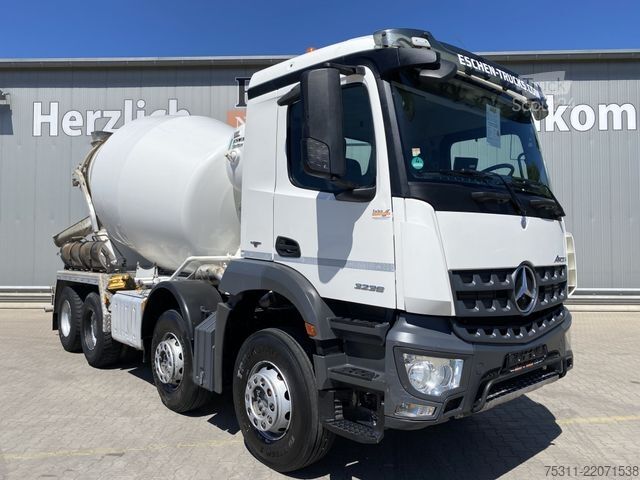 Autodomíchávač betonu MERCEDES-BENZ Arocs 3236 8x4| 9m³ Stetter*Blatt*Kamera*AC*1.Hd
