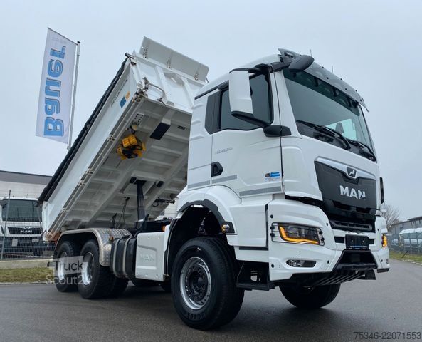 Трьохсторонній самоскид MAN TGS/26.510/6x4 BL/Bordmatik/Retarder/90to/82 tkm