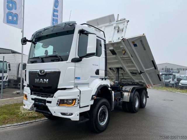 Трьохсторонній самоскид MAN TGS/26.510/6x4 BL/Bordmatik/Retarder/90to/82 tkm