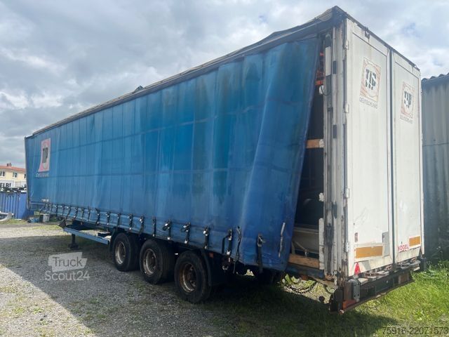 Otvorený náves s plachtou KÖGEL SNCO 24 Megatrailer XL Edscha Schiebeplane