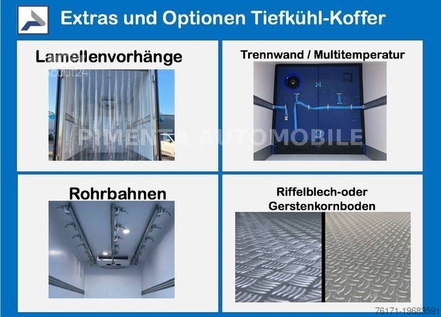 Koelwagen met geïsoleerde laadbak VOLKSWAGEN Crafter 50 TK KOFFER -20° LBW 4,10m NAVI KLIMA