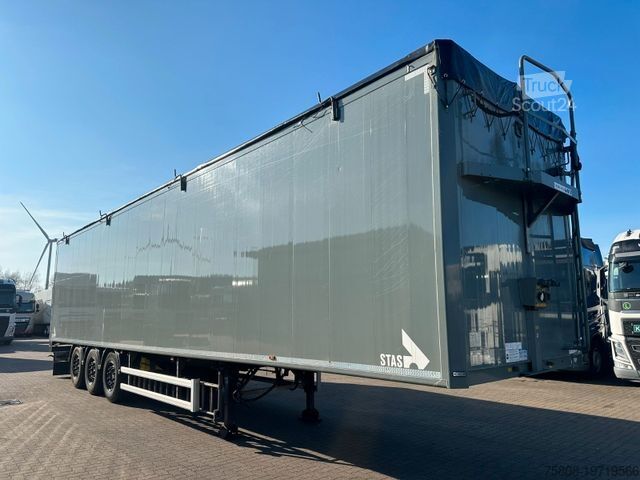 Yürüyen tabanlı yarı römork STAS S300ZX Walkingfloor 10mm Funk 2xLiftachse
