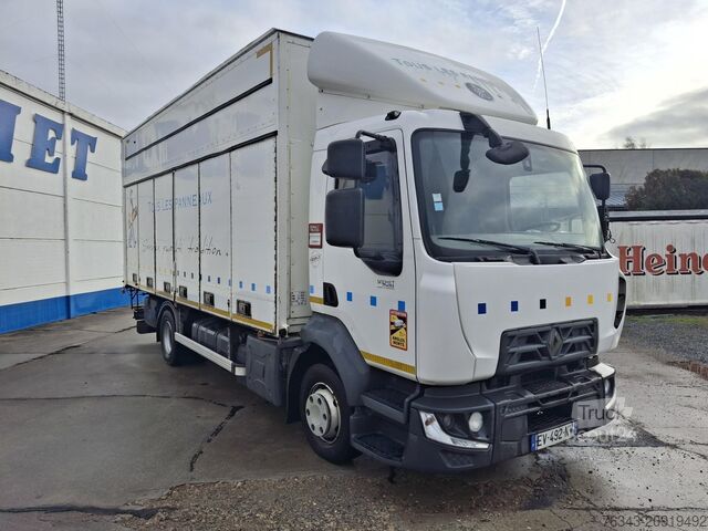 Dėžinis sunkvežimis RENAULT D12-210 - E6 - PROBLEME CHAUFFE MOTEUR