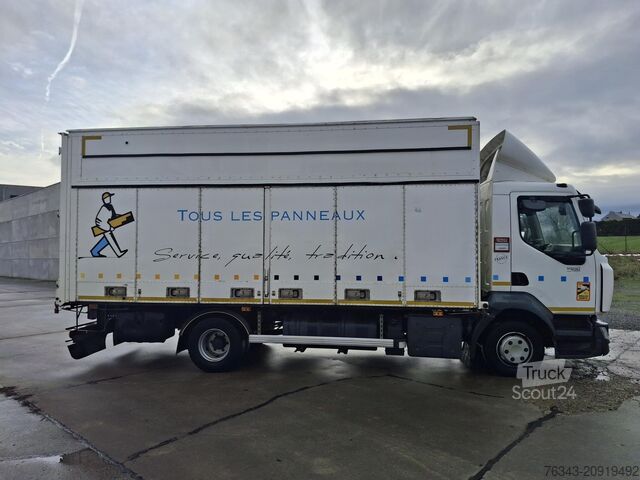 Dėžinis sunkvežimis RENAULT D12-210 - E6 - PROBLEME CHAUFFE MOTEUR