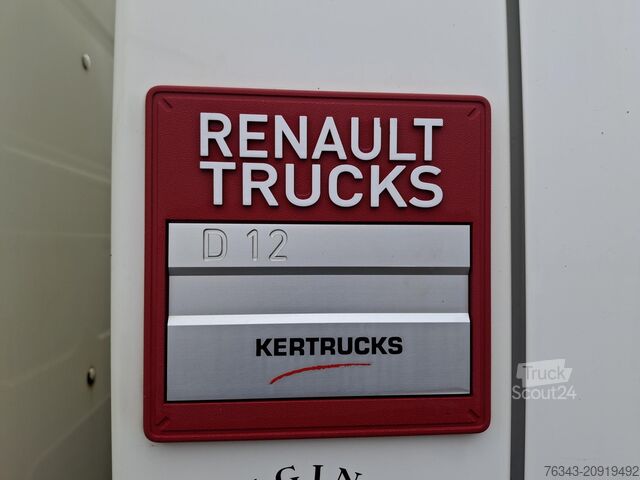 Dėžinis sunkvežimis RENAULT D12-210 - E6 - PROBLEME CHAUFFE MOTEUR