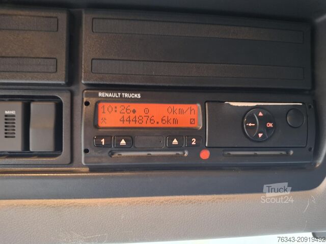 Dėžinis sunkvežimis RENAULT D12-210 - E6 - PROBLEME CHAUFFE MOTEUR