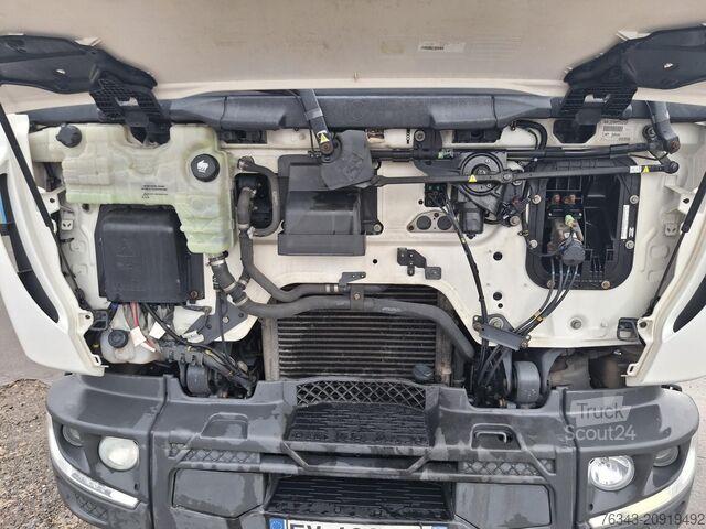 Dėžinis sunkvežimis RENAULT D12-210 - E6 - PROBLEME CHAUFFE MOTEUR