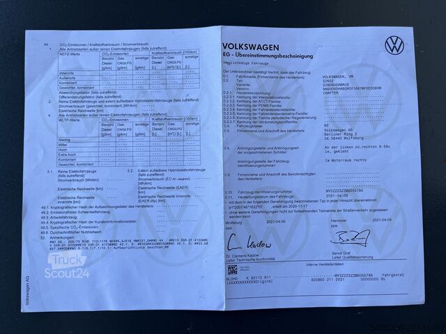 BE-SZM VW Crafter 50 2.0 TDI Be trekker Automaat 7 Ton 45...