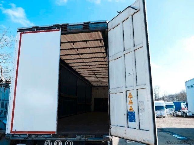 Semirimorchio con telone KRONE Pritsche/Plane