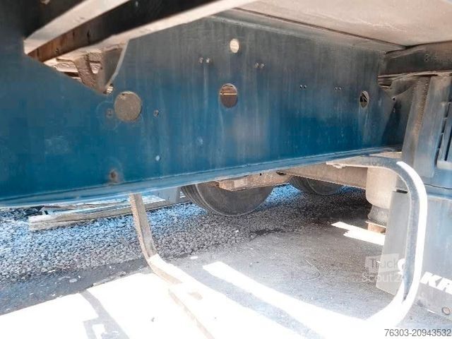 Semirimorchio con telone KRONE Pritsche/Plane