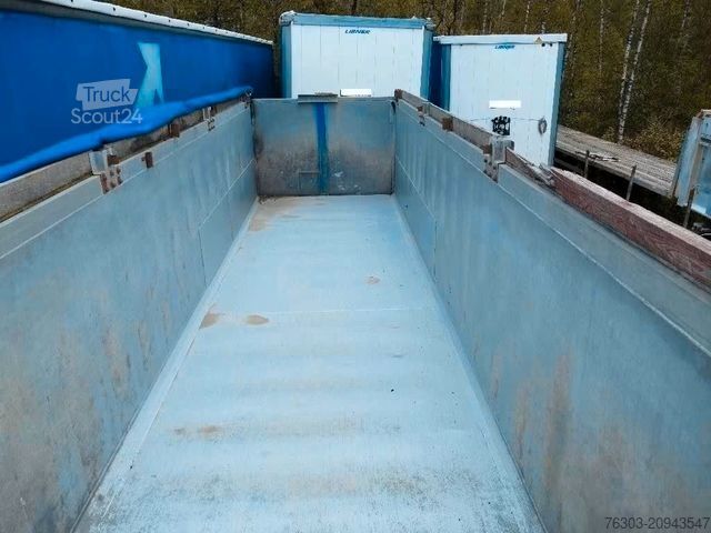 Damperli yarı römork TRAILOR Alukipper ic *Blattfederung*