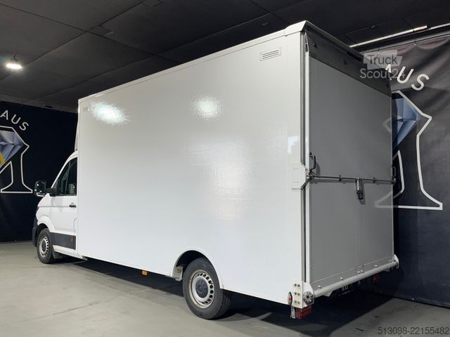 شاحنة صندوقية VOLKSWAGEN CRAFTER 2.0TDI XXXL KOFFER RAMPE KAMERA 177 PS