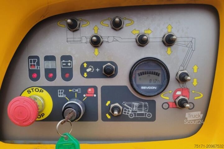 Ledad teleskopisk arbetsplattform Manitou 150AETJ Compact As-Is, Weak Batteries, Electric, 1