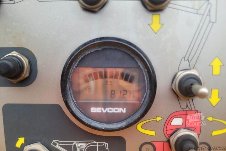 Ledad teleskopisk arbetsplattform Manitou 150AETJ Compact As-Is, Weak Batteries, Electric, 1