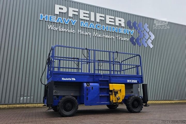 Podnośnik nożycowy Haulotte H12SX Diesel, 4x4 Drive, 12m Working Height, 700kg