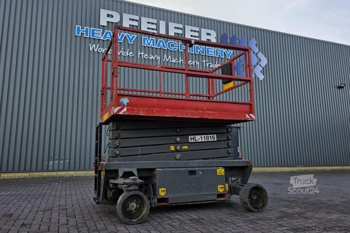 Podnośnik nożycowy Holland Lift Ecostar HL-11816 As-Is, For Parts, Electric, 14m W