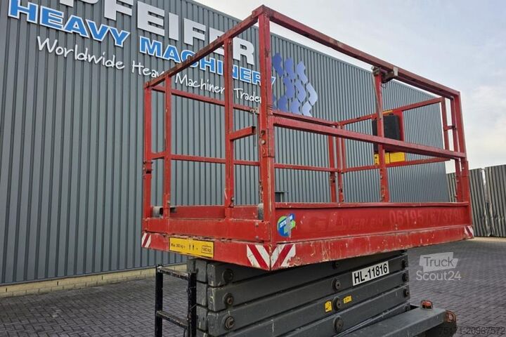 Podnośnik nożycowy Holland Lift Ecostar HL-11816 As-Is, For Parts, Electric, 14m W