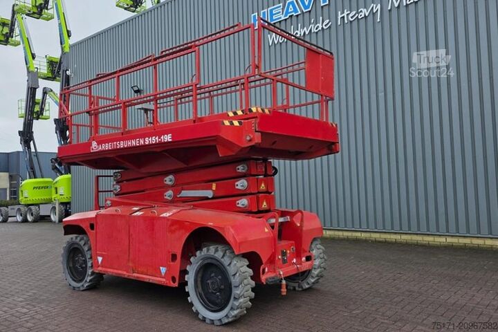 Podnośnik nożycowy PB Lifttechnik S151-19E 4x4 Electric, 4x4 Drive, 15m Working Heig