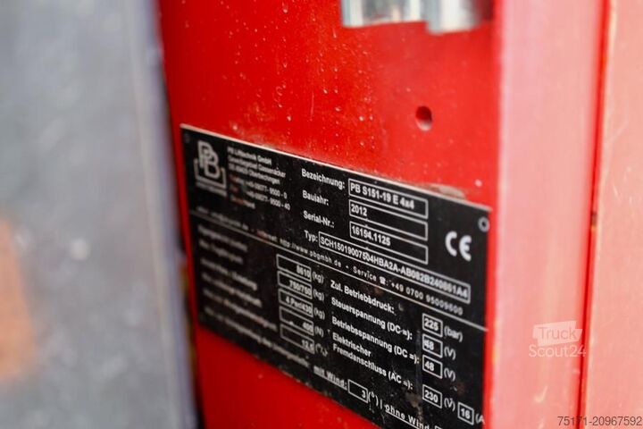 Podnośnik nożycowy PB Lifttechnik S151-19E 4x4 Electric, 4x4 Drive, 15m Working Heig