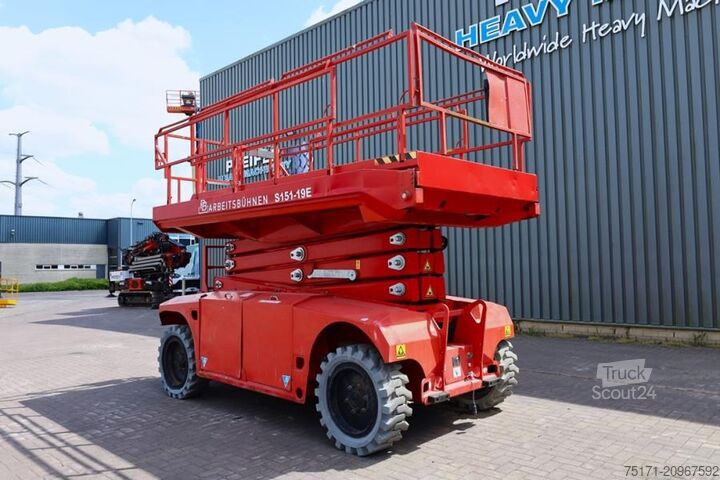 Podnośnik nożycowy PB Lifttechnik S151-19E 4x4 Electric, 4x4 Drive, 15m Working Heig