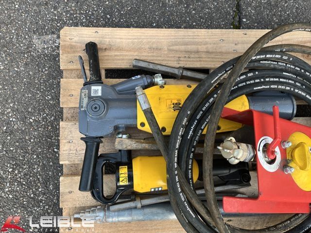 Altro Atlas Copco Kompressor XAS58-7G*2xHammer+Erdrakete*Neuwertig