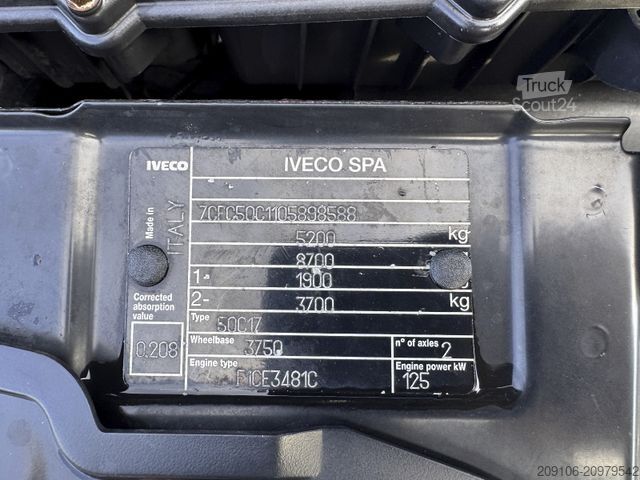 Dubă cu caroserie tip cutie IVECO Dayli 35C17 Koffer 3,5 T Klima