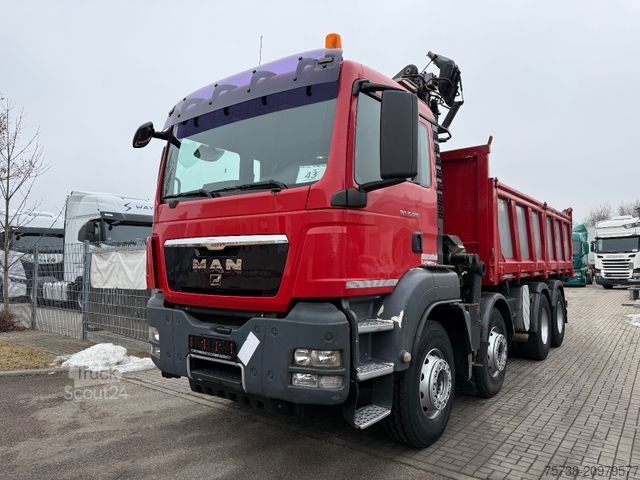 Tipvogn MAN TGS 41.480 8x4 Kipper+Kran Penz/Intarder