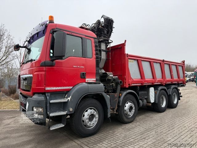 Tipvogn MAN TGS 41.480 8x4 Kipper+Kran Penz/Intarder