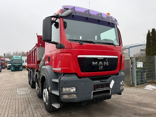 Tipvogn MAN TGS 41.480 8x4 Kipper+Kran Penz/Intarder