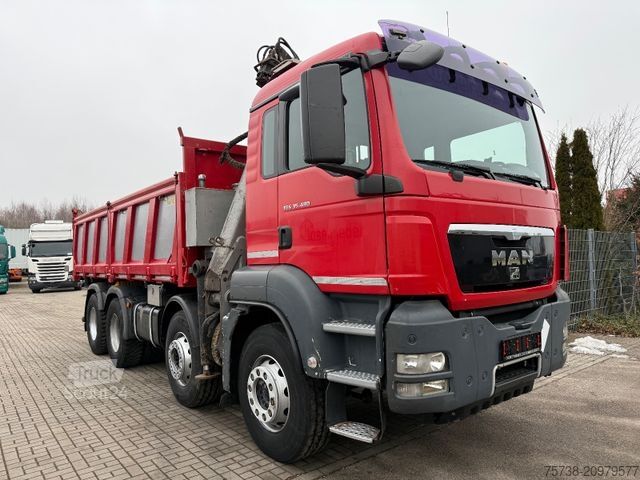 Tipvogn MAN TGS 41.480 8x4 Kipper+Kran Penz/Intarder