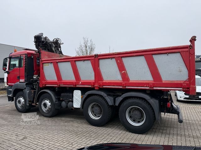Tipvogn MAN TGS 41.480 8x4 Kipper+Kran Penz/Intarder