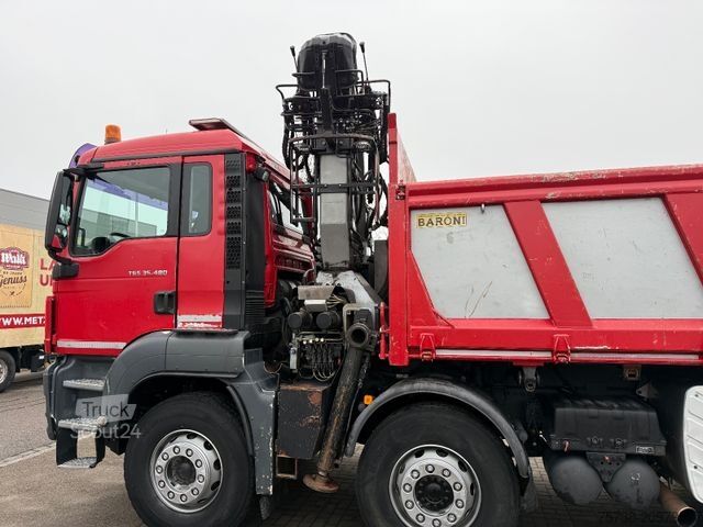 Tipvogn MAN TGS 41.480 8x4 Kipper+Kran Penz/Intarder