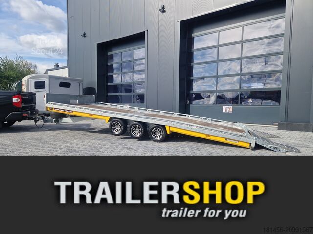 Car carrier trailer Brian James Trailers Fahrzeugtransporter 231-5522 ankippbar