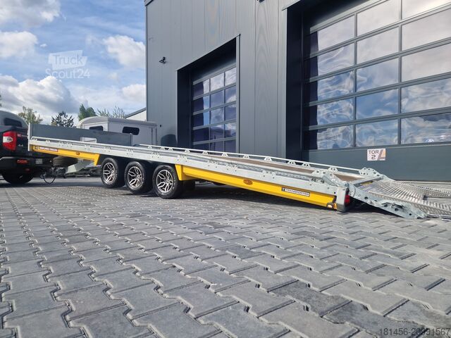 Car carrier trailer Brian James Trailers Fahrzeugtransporter 231-5522 ankippbar