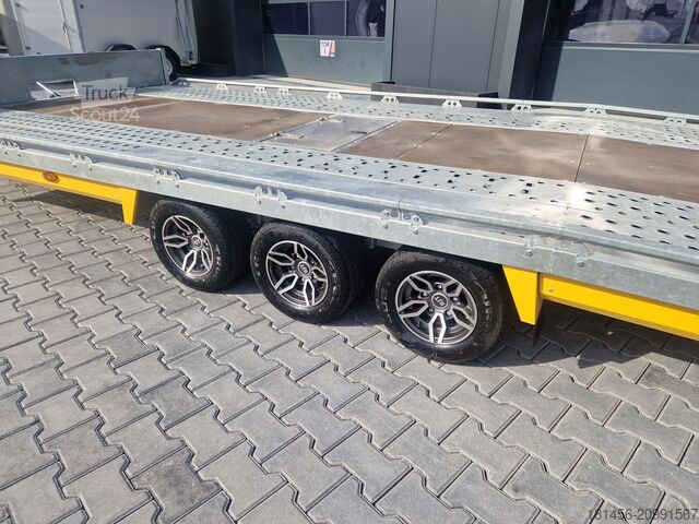 Car carrier trailer Brian James Trailers Fahrzeugtransporter 231-5522 ankippbar