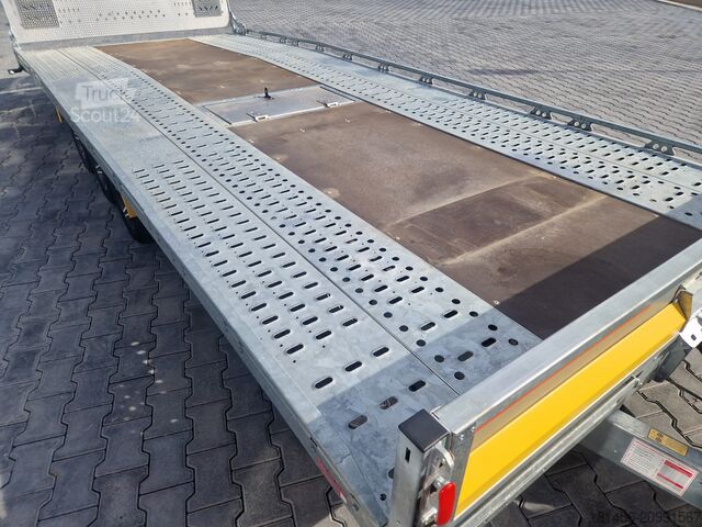 Car carrier trailer Brian James Trailers Fahrzeugtransporter 231-5522 ankippbar
