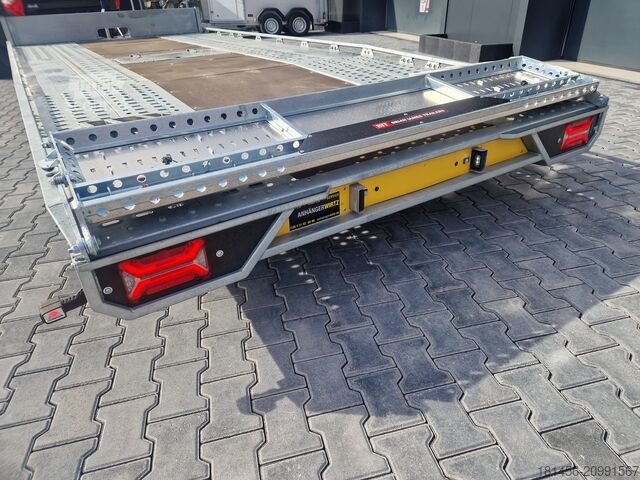 Car carrier trailer Brian James Trailers Fahrzeugtransporter 231-5522 ankippbar