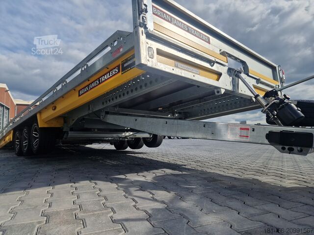 Car carrier trailer Brian James Trailers Fahrzeugtransporter 231-5522 ankippbar