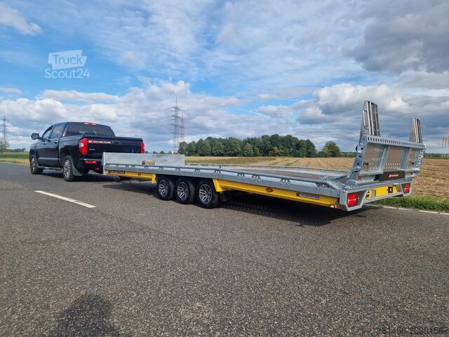 Car carrier trailer Brian James Trailers Fahrzeugtransporter 231-5522 ankippbar