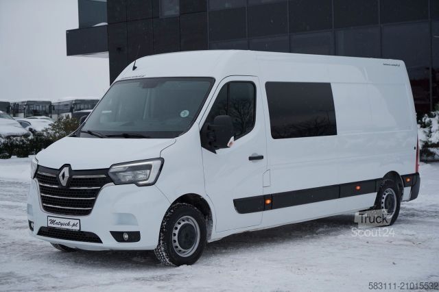 Bestelwagen RENAULT MASTER / BLASZAK / FURGON / BRYGADÓWKA 7 MIEJSC