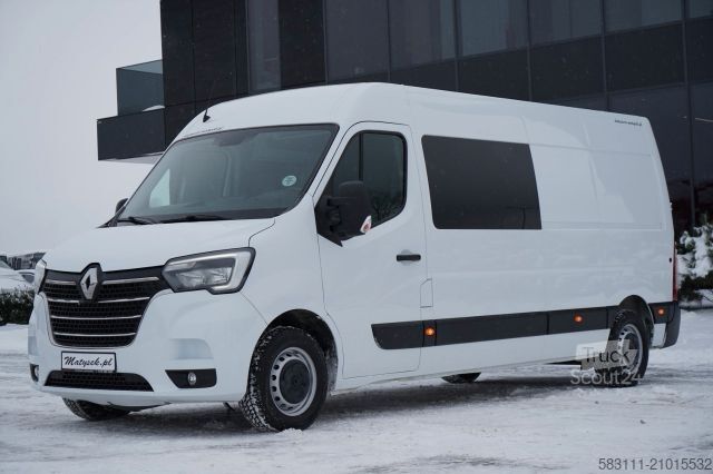 Bestelwagen RENAULT MASTER / BLASZAK / FURGON / BRYGADÓWKA 7 MIEJSC