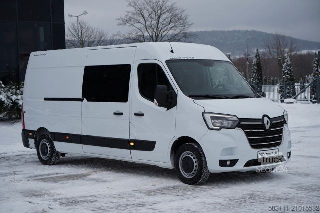 Bestelwagen RENAULT MASTER / BLASZAK / FURGON / BRYGADÓWKA 7 MIEJSC