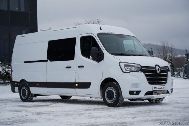 Bestelwagen RENAULT MASTER / BLASZAK / FURGON / BRYGADÓWKA 7 MIEJSC