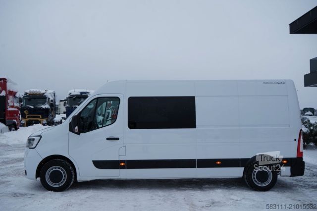 Bestelwagen RENAULT MASTER / BLASZAK / FURGON / BRYGADÓWKA 7 MIEJSC