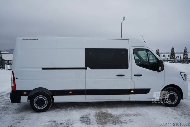 Bestelwagen RENAULT MASTER / BLASZAK / FURGON / BRYGADÓWKA 7 MIEJSC