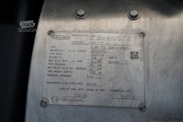 Standaard trekker IVECO S-WAY / 460 / RETARDER /  LNG / 